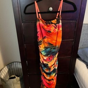 Fashion nova tropical maxi dress